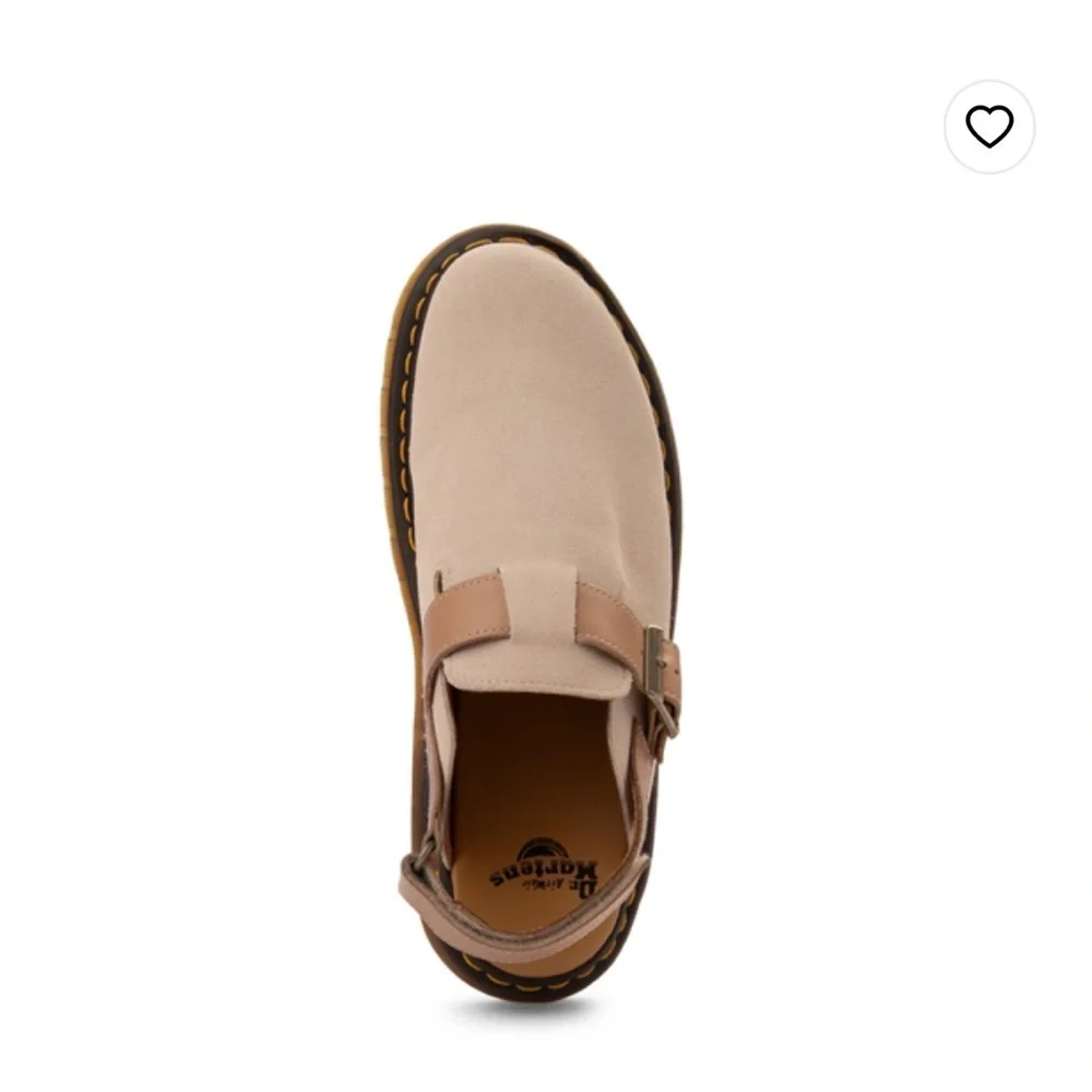Dr Martens Jorge II Parchment Beige Suede Sandals Size 11 Mens or 12 Woman’s NIB